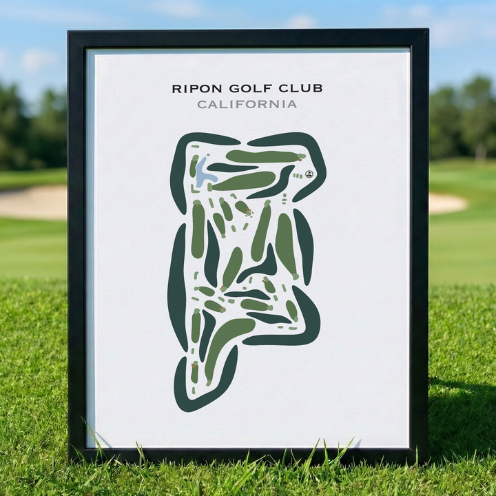 Ripon Golf Club, California - Printed Golf Courses
