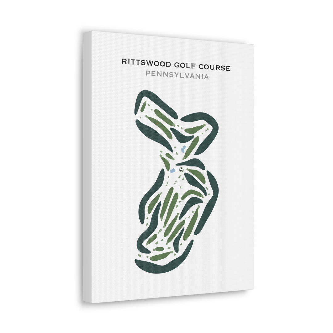 Rittswood Golf Course, Pennsylvania - Printed Golf Courses