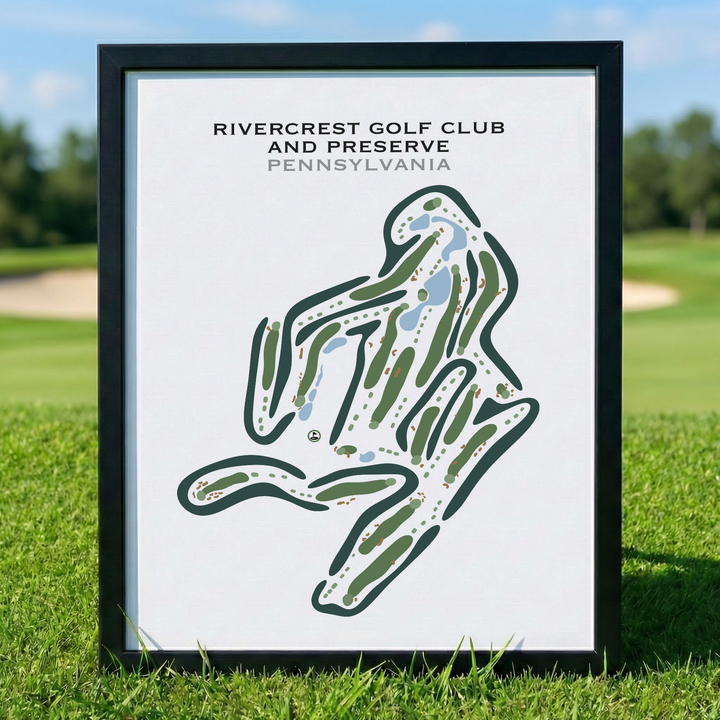 RiverCrest Golf Club & Preserve, Pennsylvania - Printed Golf Courses