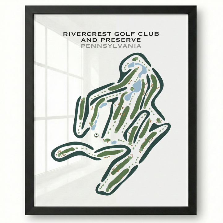 RiverCrest Golf Club & Preserve, Pennsylvania - Printed Golf Courses