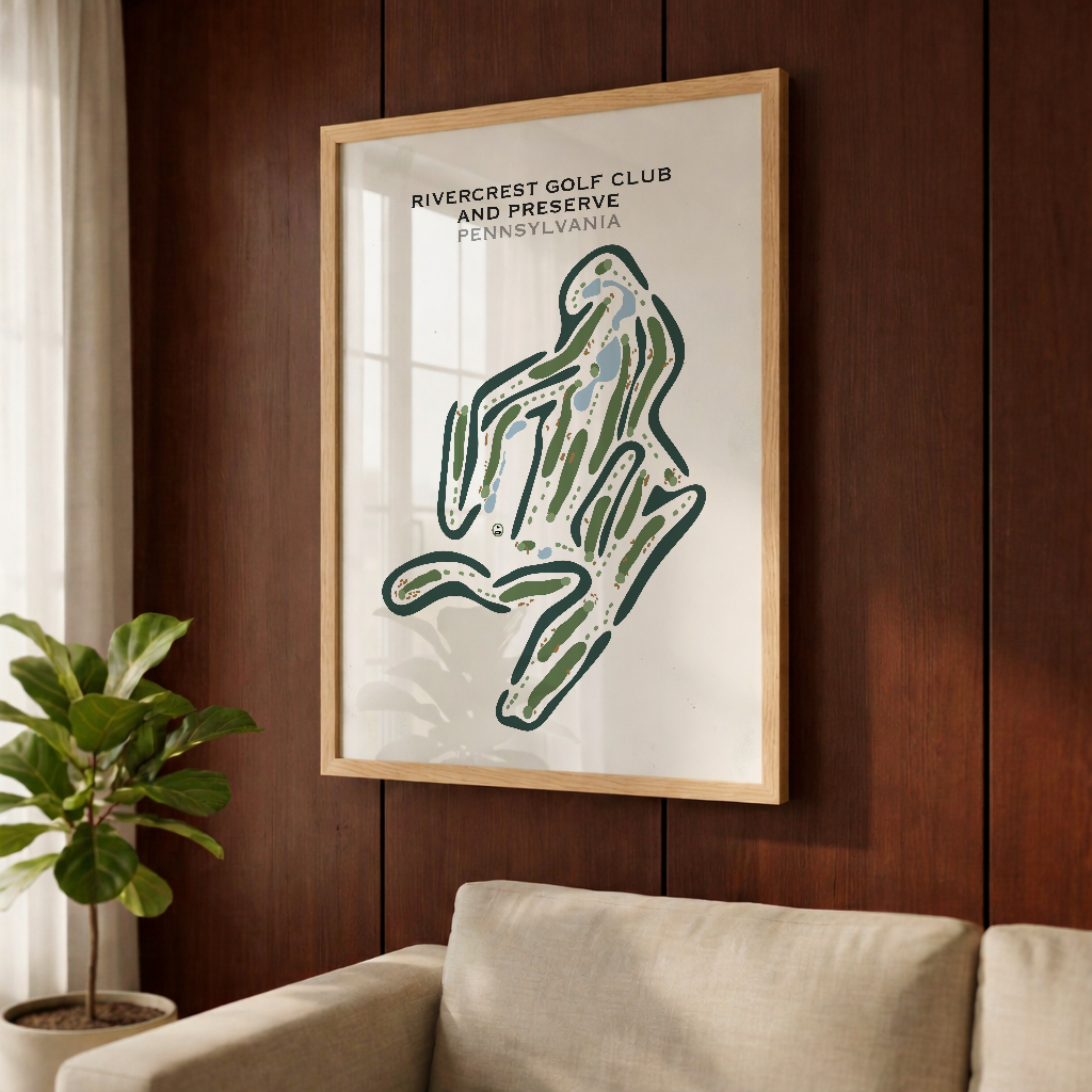 RiverCrest Golf Club & Preserve, Pennsylvania - Printed Golf Courses