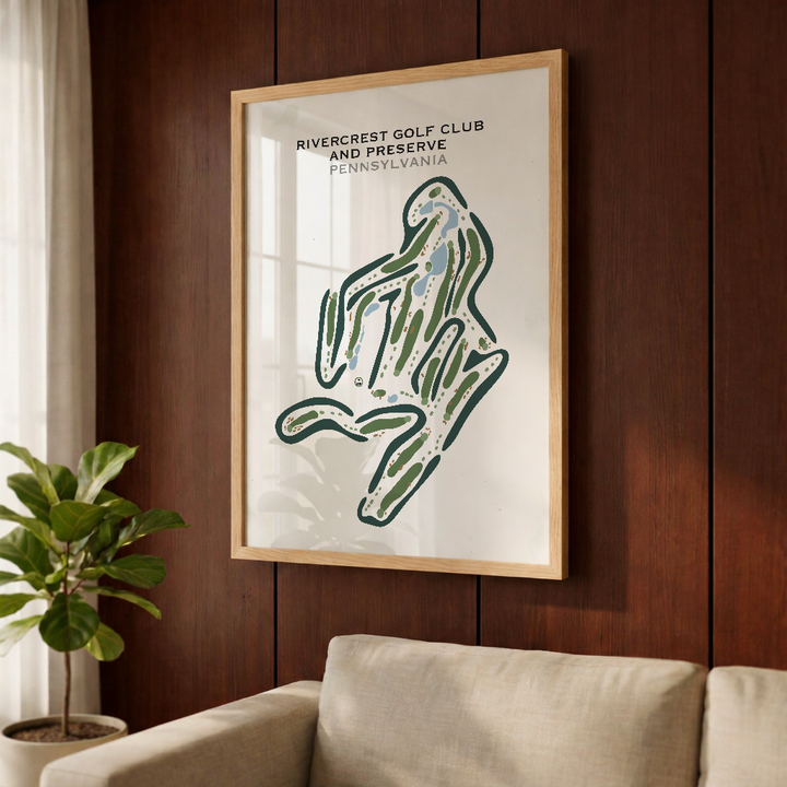 RiverCrest Golf Club & Preserve, Pennsylvania - Printed Golf Courses