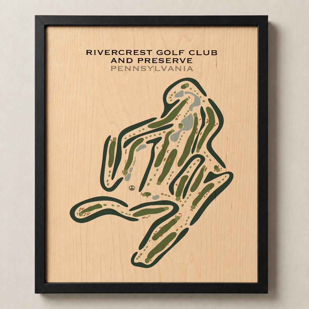 RiverCrest Golf Club & Preserve, Pennsylvania - Printed Golf Courses