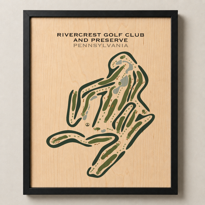 RiverCrest Golf Club & Preserve, Pennsylvania - Printed Golf Courses