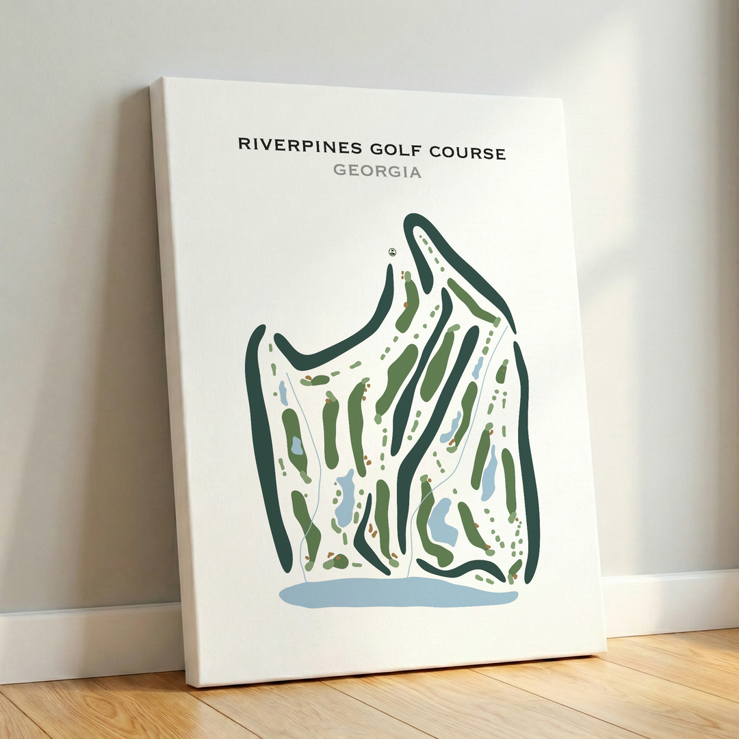 RiverPines Golf Course, Georgia - Printed Golf Courses