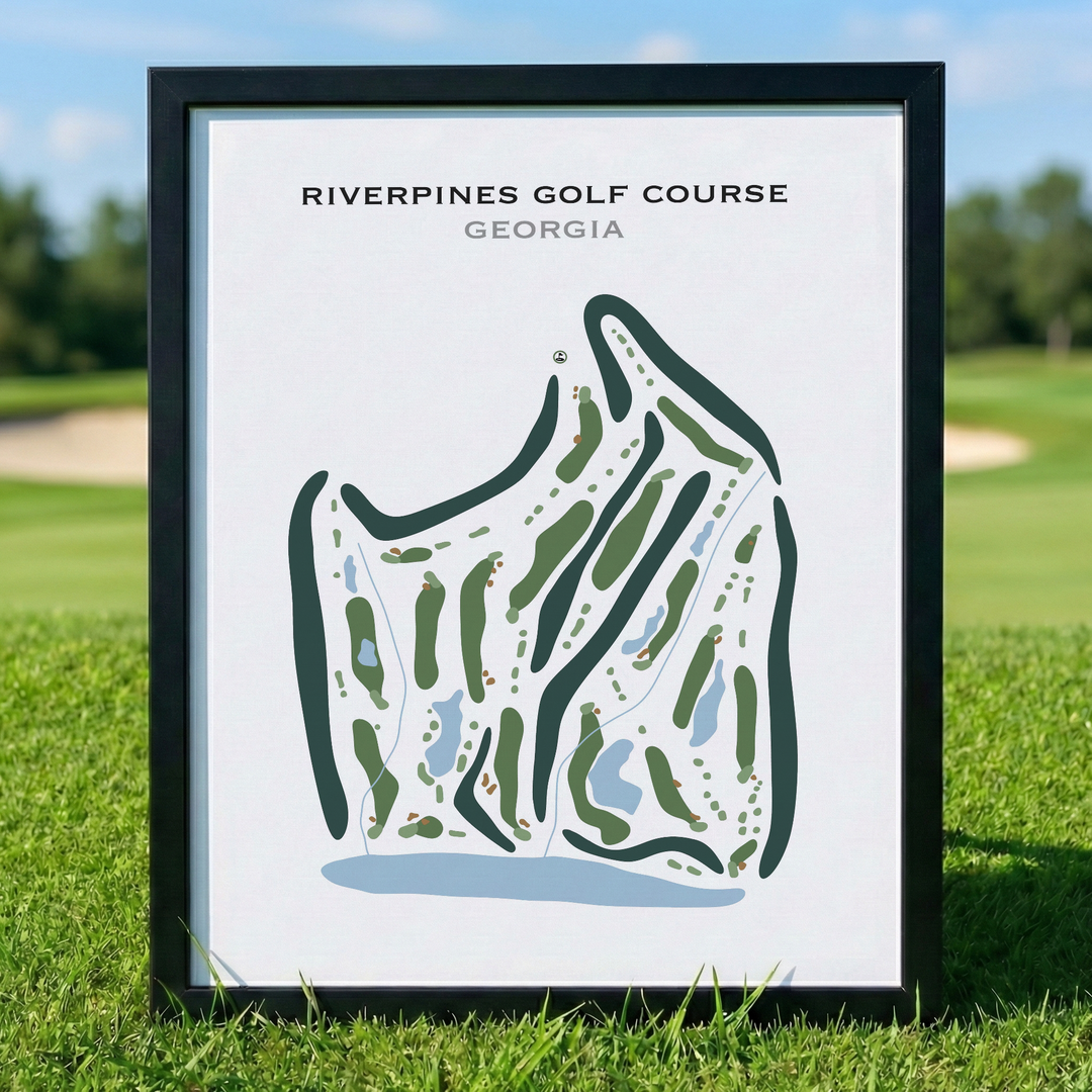RiverPines Golf Course, Georgia - Printed Golf Courses