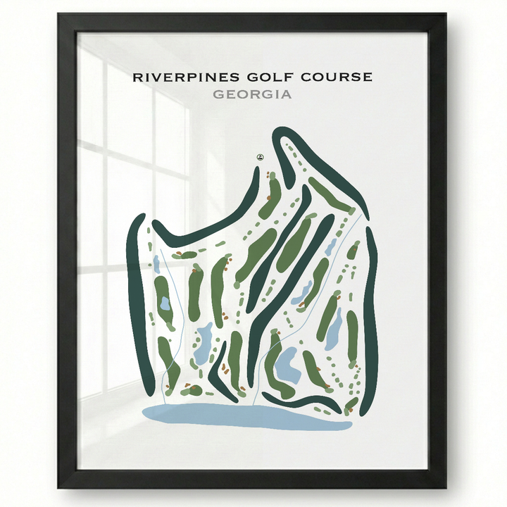 RiverPines Golf Course, Georgia - Printed Golf Courses
