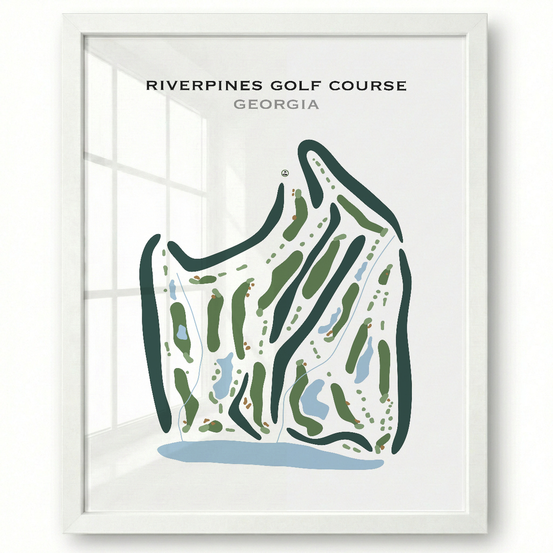 RiverPines Golf Course, Georgia - Printed Golf Courses