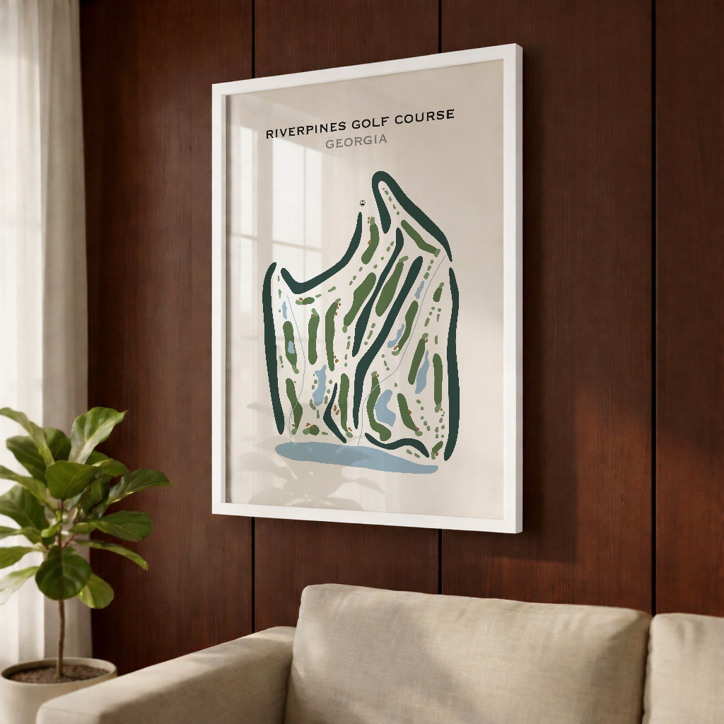 RiverPines Golf Course, Georgia - Printed Golf Courses
