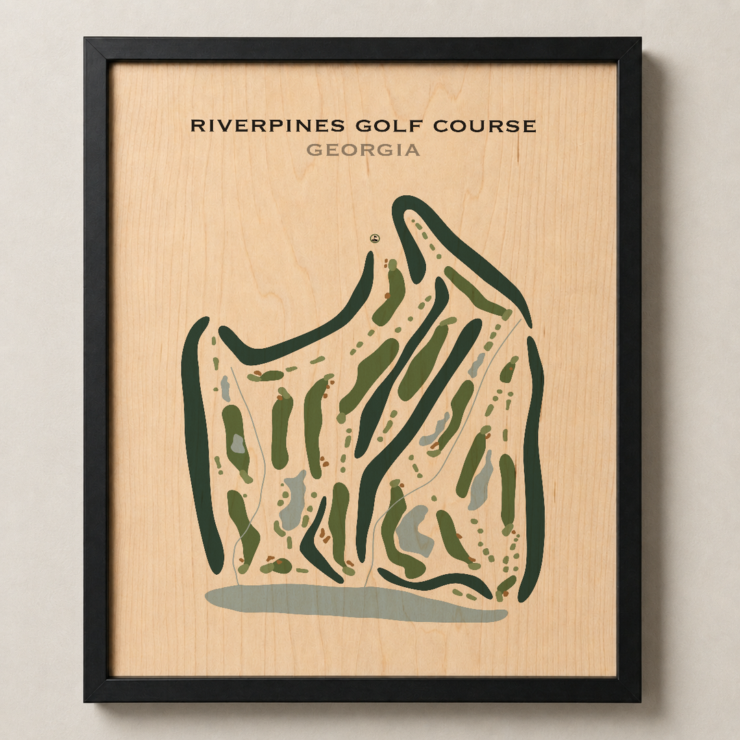RiverPines Golf Course, Georgia - Printed Golf Courses