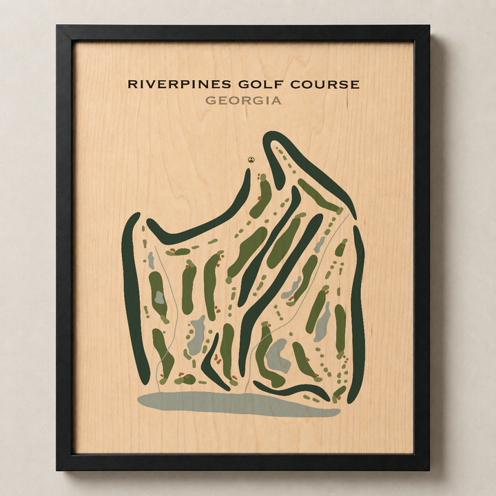 RiverPines Golf Course, Georgia - Printed Golf Courses
