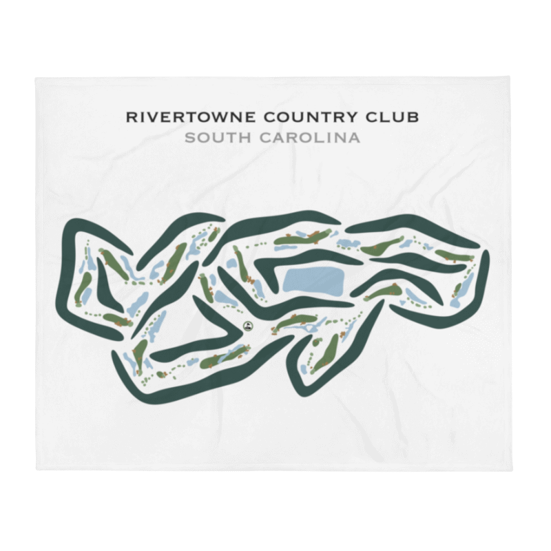 RiverTowne Country Club, South Carolina - Printed Golf Courses