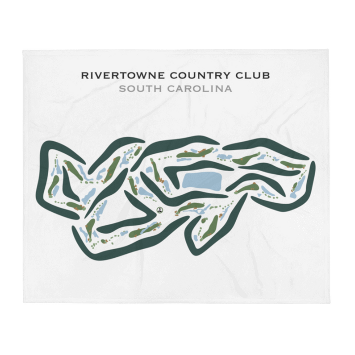 RiverTowne Country Club, South Carolina - Printed Golf Courses