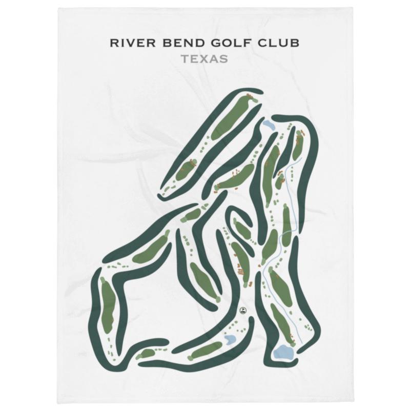 River Bend Golf Club, Texas - Printed Golf Courses