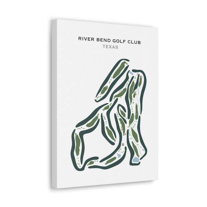 River Bend Golf Club, Texas - Printed Golf Courses