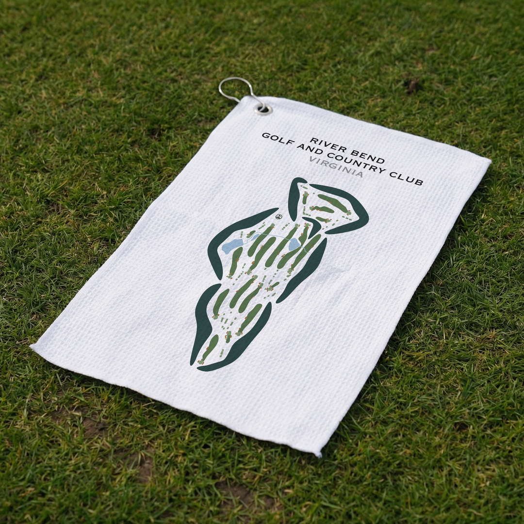 River Bend Golf & Country Club, Virginia - Printed Golf Course