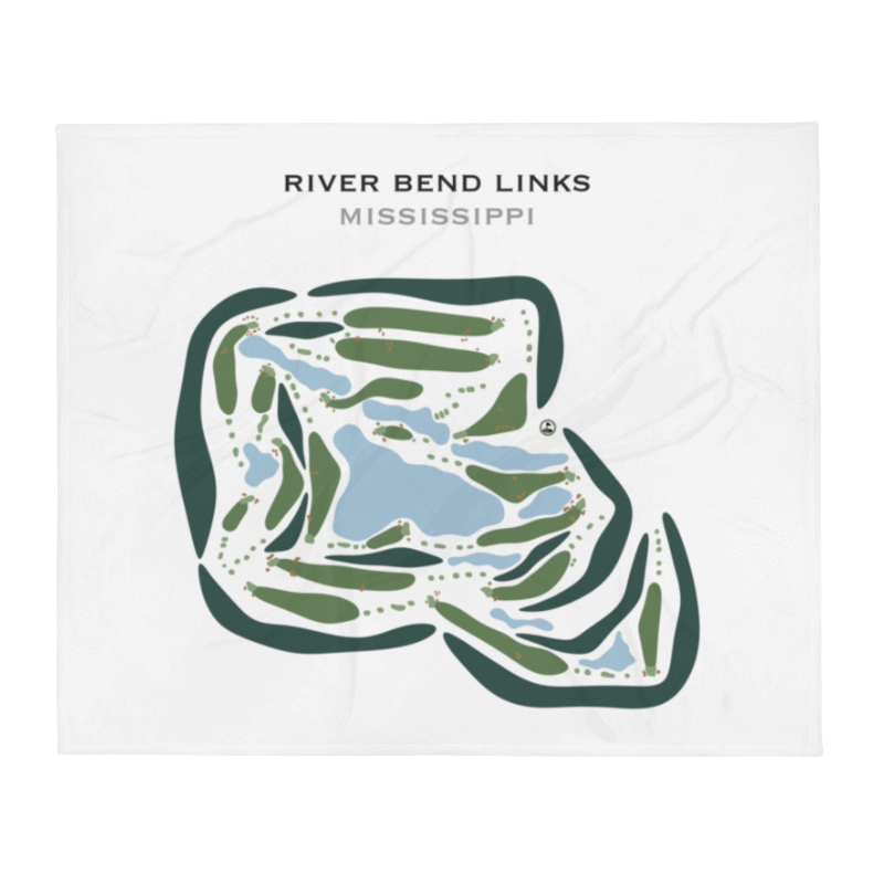 River Bend Links, Mississippi - Printed Golf Courses