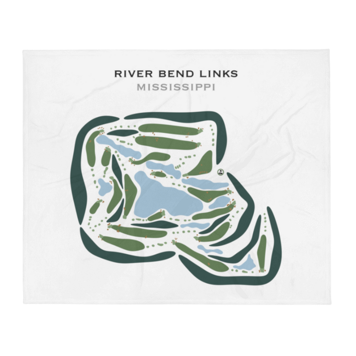 River Bend Links, Mississippi - Printed Golf Courses