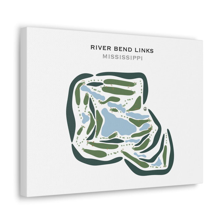 River Bend Links, Mississippi - Printed Golf Courses