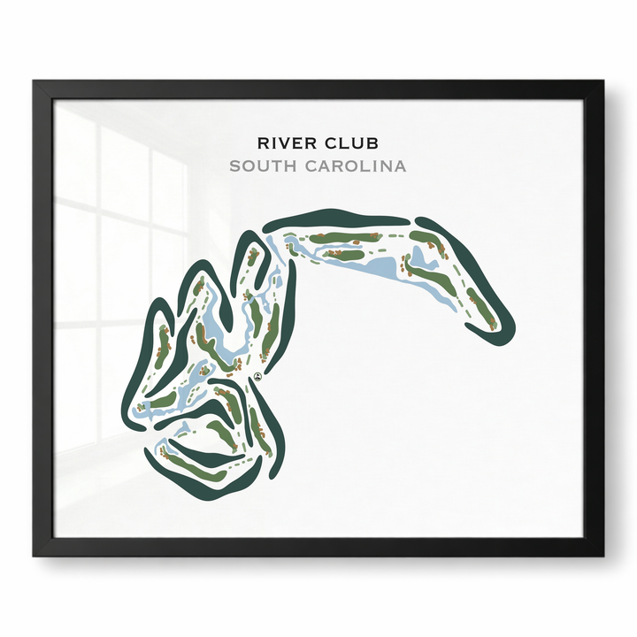 River Club, South Carolina - Printed Golf Courses