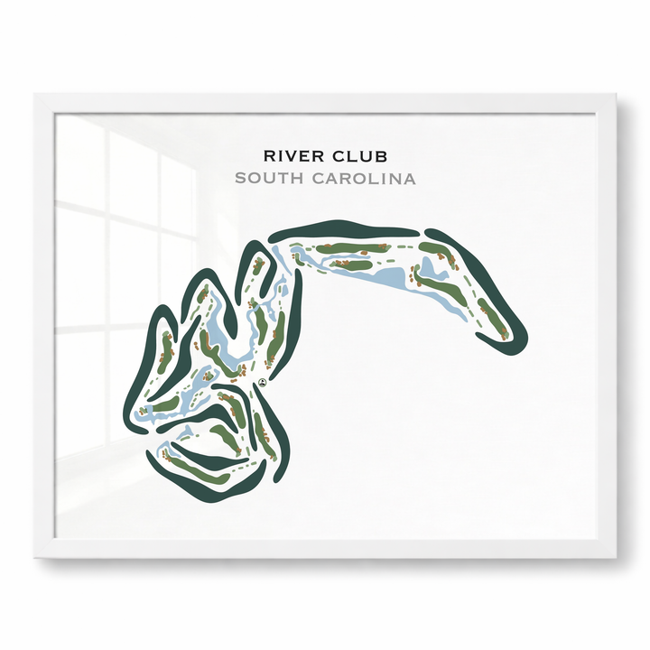 River Club, South Carolina - Printed Golf Courses