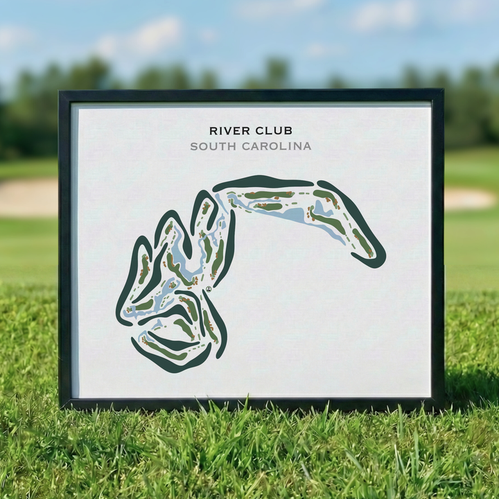 River Club, South Carolina - Printed Golf Courses