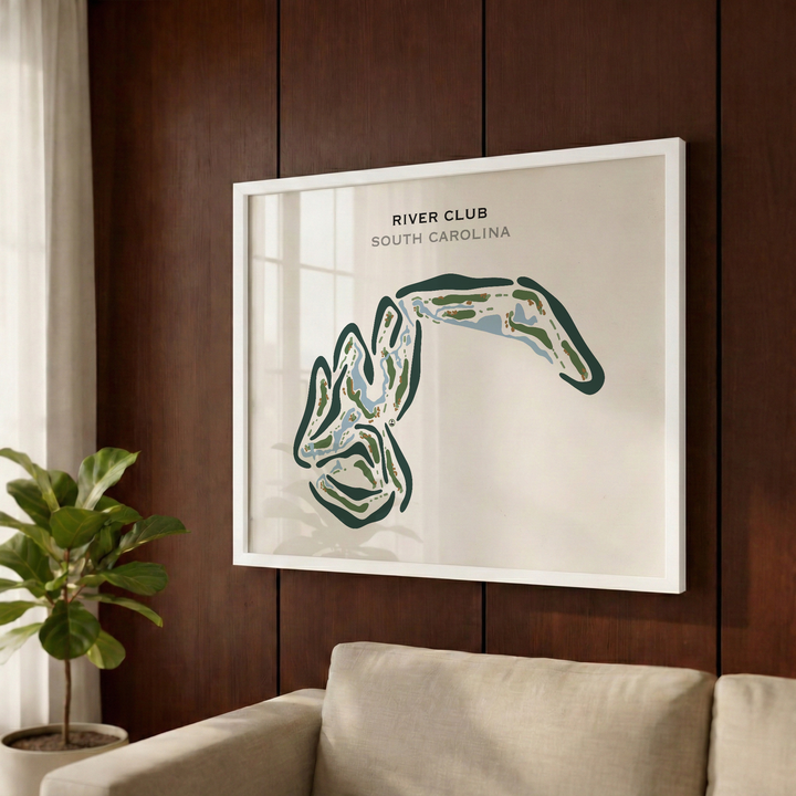 River Club, South Carolina - Printed Golf Courses