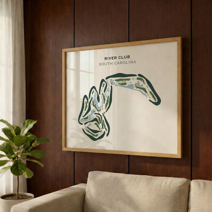 River Club, South Carolina - Printed Golf Courses