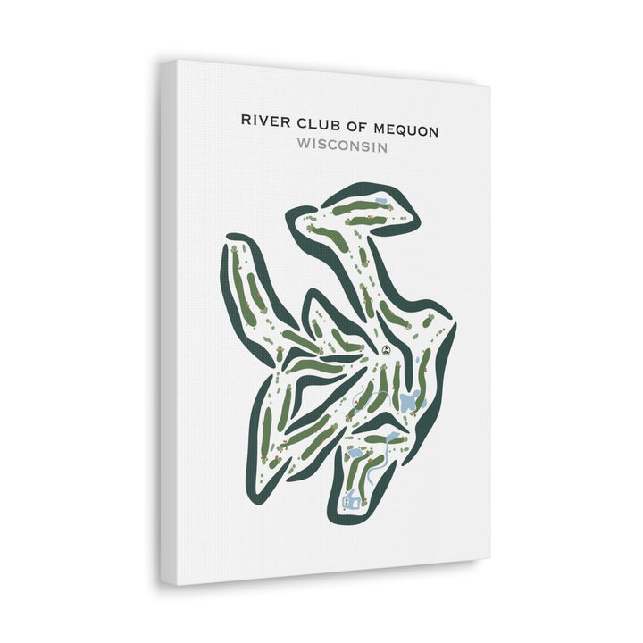 River Club of Mequon, Wisconsin - Printed Golf Courses