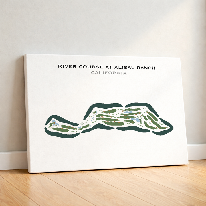 River Course At Alisal Ranch, California - Printed Golf Courses