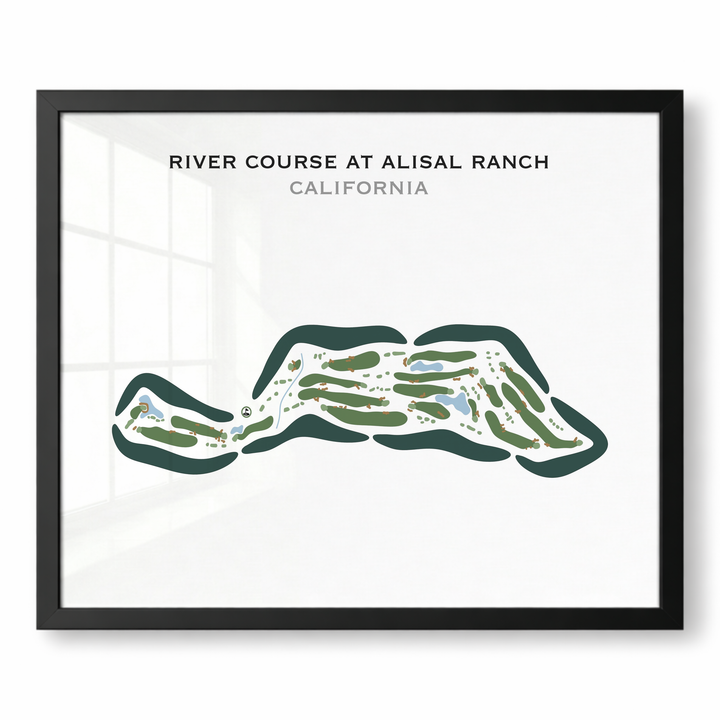 River Course At Alisal Ranch, California - Printed Golf Courses