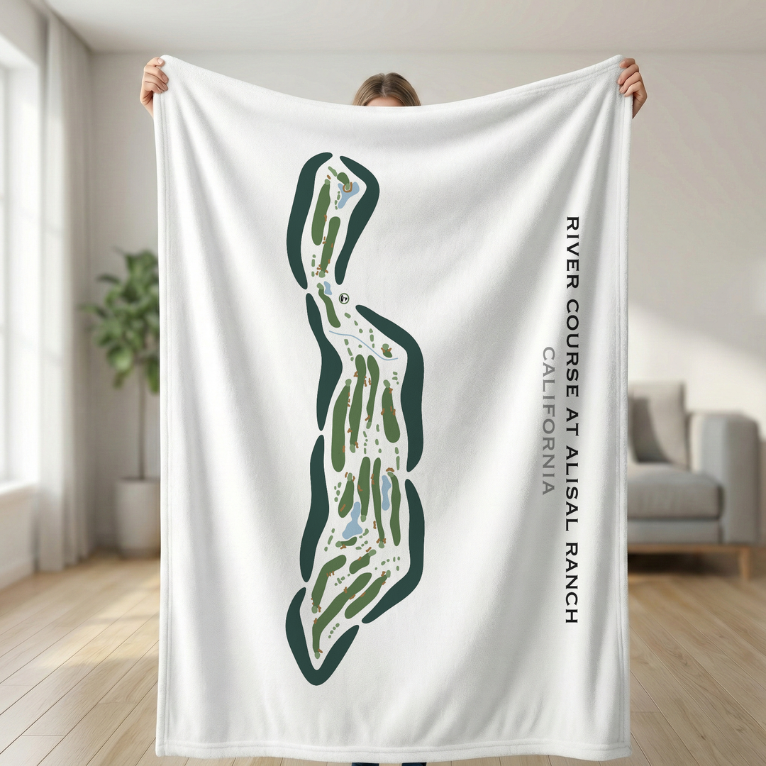 River Course At Alisal Ranch, California - Printed Golf Courses