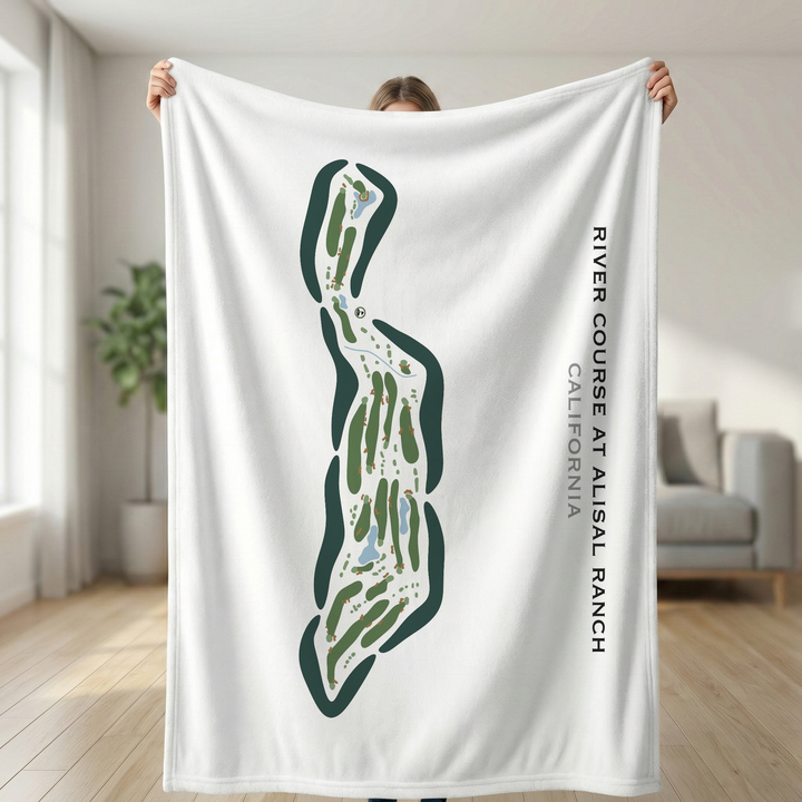 River Course At Alisal Ranch, California - Printed Golf Courses
