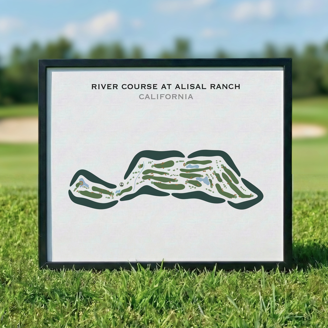 River Course At Alisal Ranch, California - Printed Golf Courses