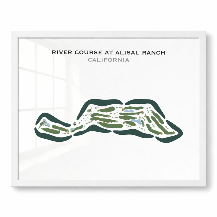 River Course At Alisal Ranch, California - Printed Golf Courses