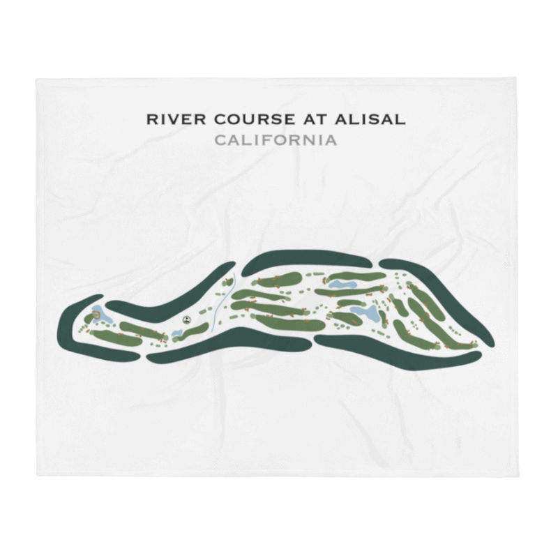 River Course At Alisal, California - Printed Golf Courses