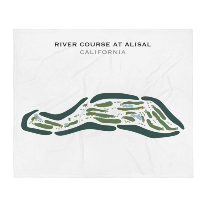 River Course At Alisal, California - Printed Golf Courses