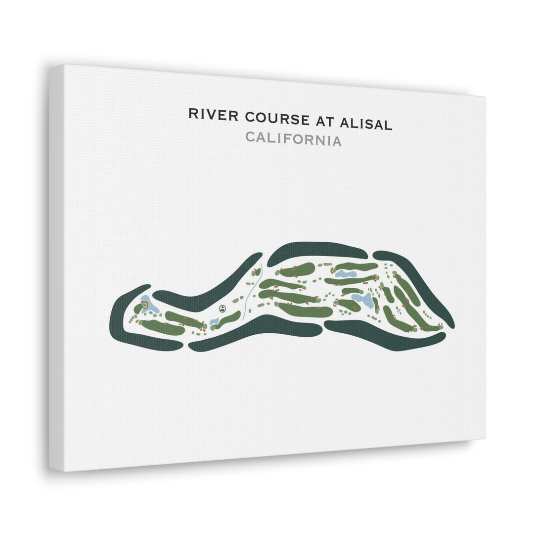 River Course At Alisal, California - Printed Golf Courses