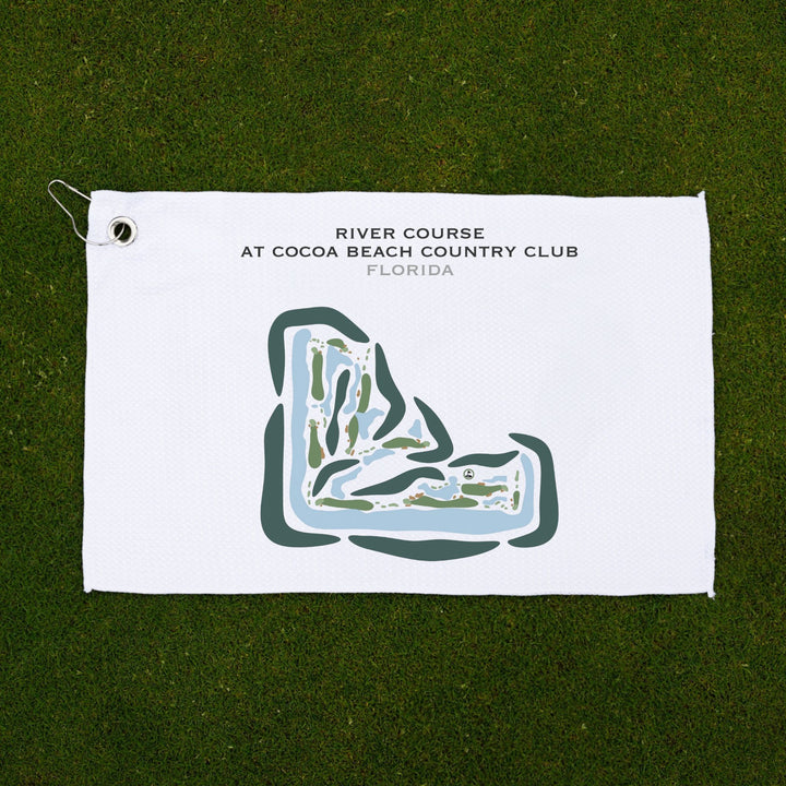 River Course at Cocoa Beach Country Club, Florida - Printed Golf Courses