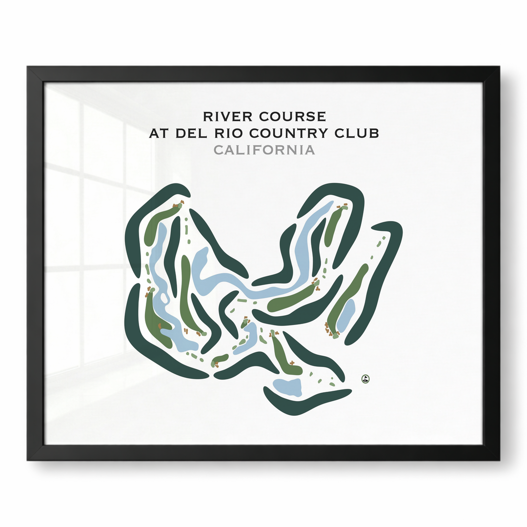 River Course at Del Rio Country Club, California - Printed Golf Courses