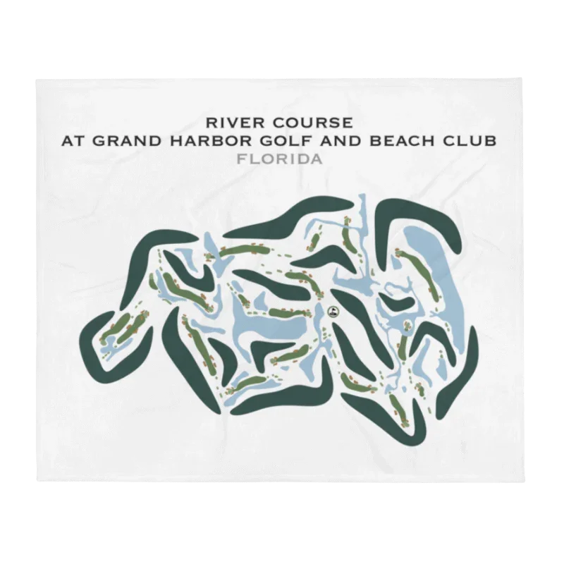 River Course at Grand Harbor Golf and Beach Club, Florida - Printed Golf Courses
