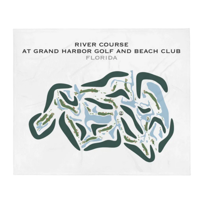 River Course at Grand Harbor Golf and Beach Club, Florida - Printed Golf Courses