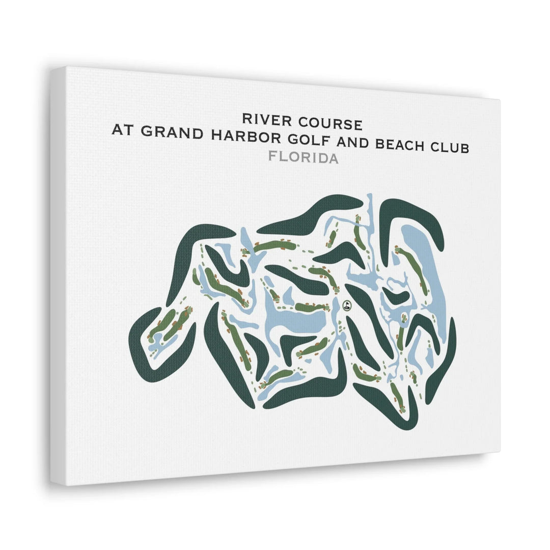 River Course at Grand Harbor Golf and Beach Club, Florida - Printed Golf Courses
