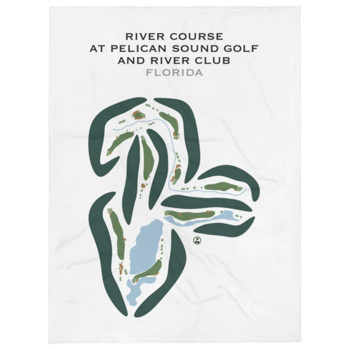 River Course at Pelican Sound Golf & River Club, Florida - Printed Golf Courses