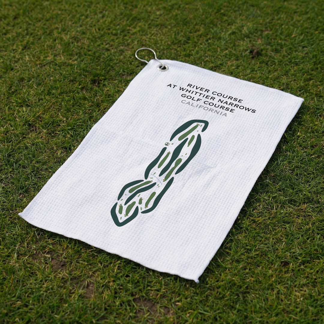 River Course at Whittier Narrows Golf Course, California - Printed Golf Courses