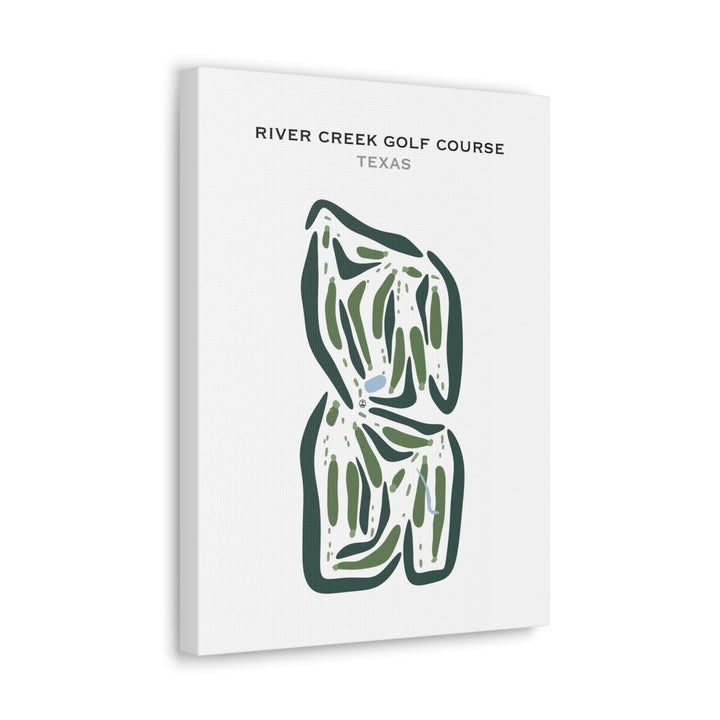 River Creek Golf Course, Texas - Printed Golf Courses