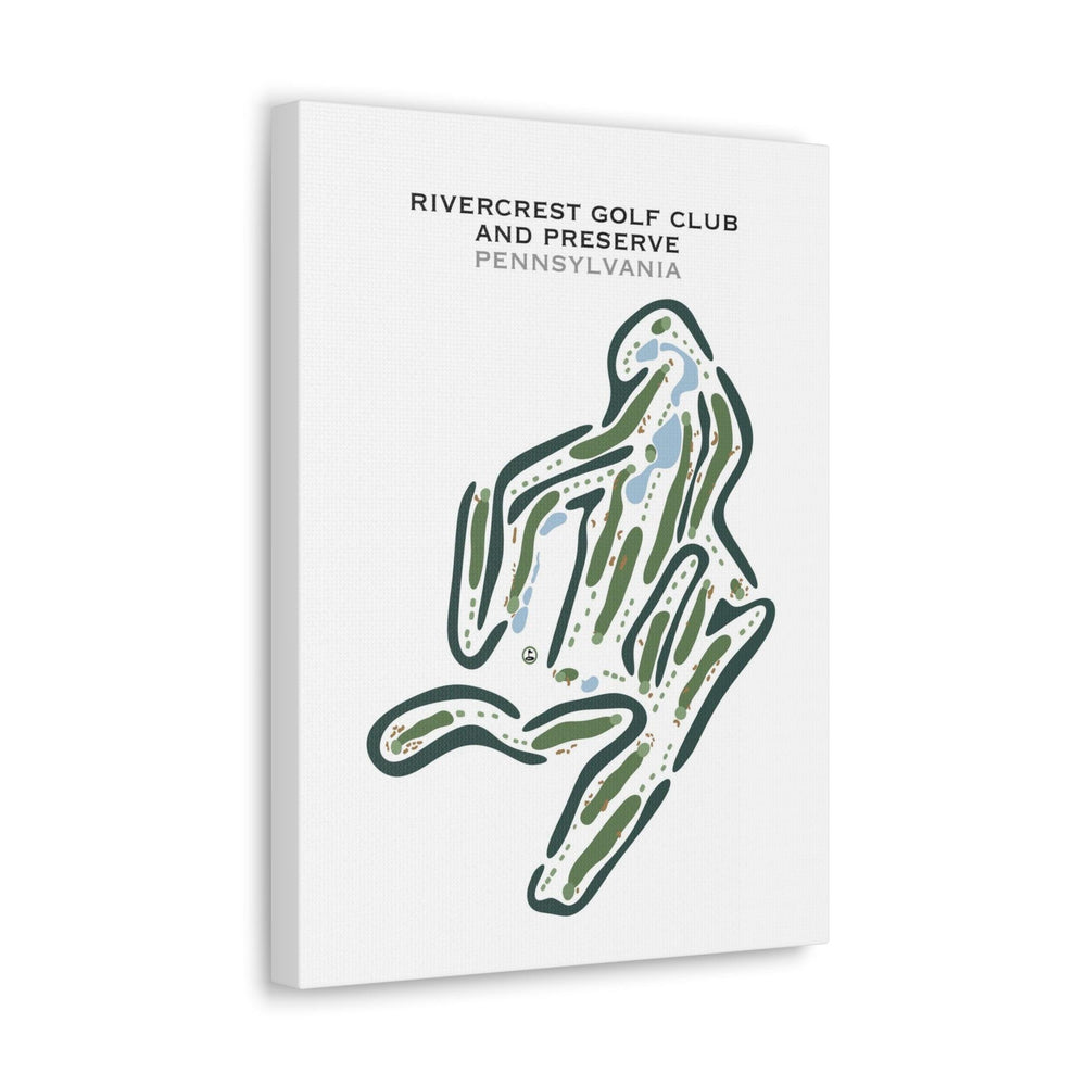 RiverCrest Golf Club & Preserve, Pennsylvania - Printed Golf Courses - Golf Course Prints