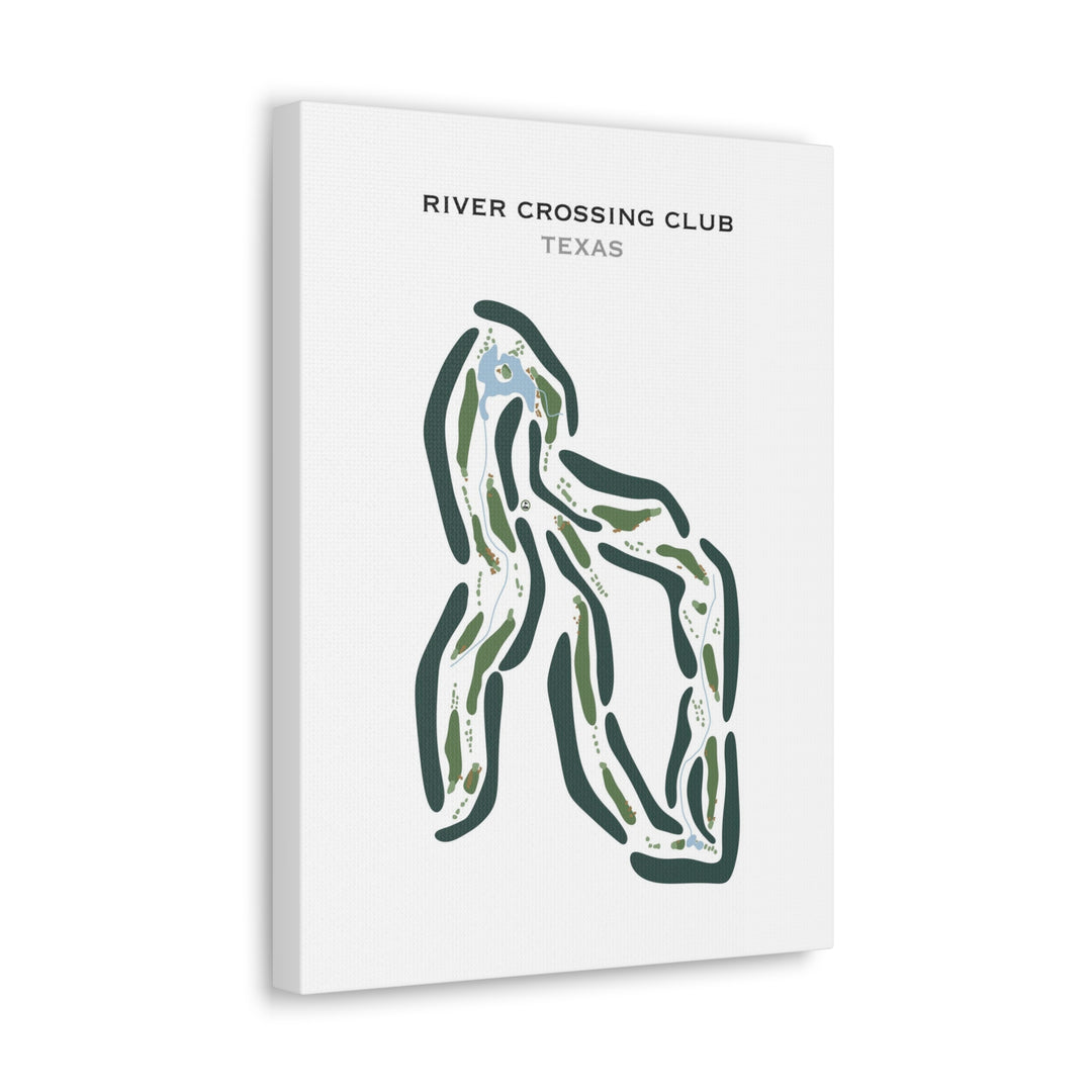 River Crossing Club, Texas - Printed Golf Courses