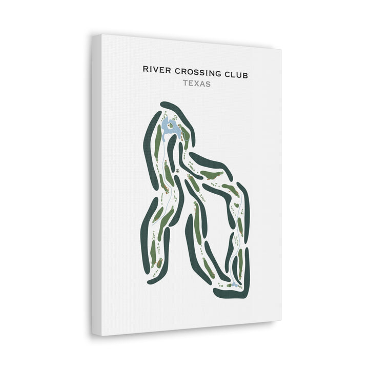 River Crossing Club, Texas - Printed Golf Courses