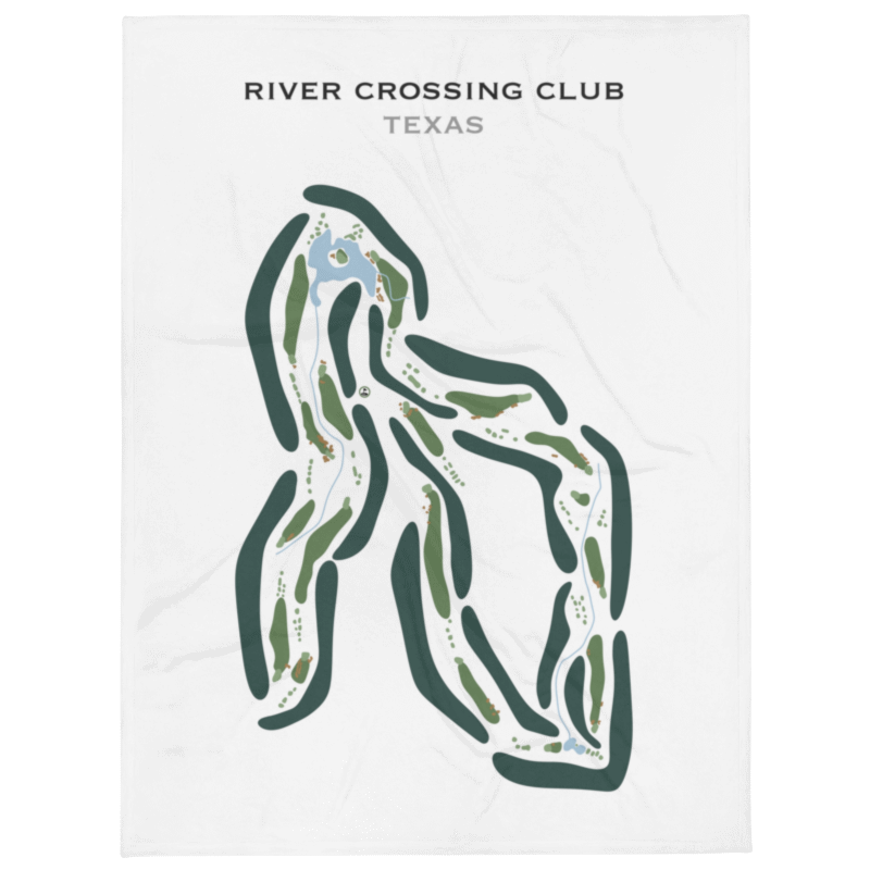 River Crossing Club, Texas - Printed Golf Courses